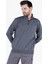 2 Iplik Dik Yakalı Fermuarlı Sweatshirt 3
