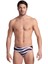 Multi Stripes Swim Briefs Erkek Mavi Yüzücü Mayosu 007237710 1