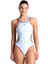 One Fireflow Swimsuit Double Cross Kadın Beyaz Yüzücü Mayosu 008597485 1