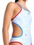 One Fireflow Swimsuit Double Cross Kadın Beyaz Yüzücü Mayosu 008597485 4