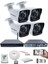 4 Kamera Seti - 5mp Sony Seculens, 1080P Full Hd Ahd Güvenlik Kamerası, Gece Görüşü, 6 Atom Led, Su Geçirmez, Kolay Montaj, V1 1