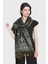Koyu Kahve Bej Pashmina Şal 1