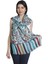 Mavi Lacivert Ipek - Keten Eşarp Şal 3