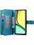 Realme C67 4g Iş Çok Fonksiyonlu Cüzdan Crossbody Için Flip Case (Yurt Dışından) 3