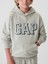 Erkek Çocuk Gri Gap Logo Relaxed Fransız Havlu Kumaş Sweatshirt 3