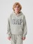 Erkek Çocuk Gri Gap Logo Relaxed Fransız Havlu Kumaş Sweatshirt 1