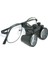 Hiperlupa ST345 Ince Çerçeve Cerrahi Loupes Büyüteç Gözlük 2.5X420 Siyah Değişken Pupil Mesafeli 2