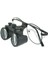 Hiperlupa ST345 Ince Çerçeve Cerrahi Loupes Büyüteç Gözlük 2.5X420 Siyah Değişken Pupil Mesafeli 3