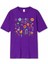 Çiçek Baskılı Unisex T-Shirt 2