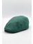 Erkek Dokulu London Kasket Yeşil Flat Cap Şapka 1