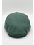 Erkek Dokulu London Kasket Yeşil Flat Cap Şapka 2