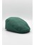 Erkek Dokulu London Kasket Yeşil Flat Cap Şapka 3
