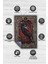 Gotik Karga Temalı Halı Kırmızı Renkli Retro Oturma Odası Halısı Karanlık Karga Halısı 4