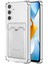 Samsung Galaxy A04S Kılıf Kamera Korumalı Kartlıklı Setra Şeffaf Silikon 1
