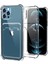 Apple iPhone 12 Pro Kılıf Kamera Korumalı Kartlıklı Setra Şeffaf Silikon 1