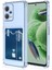 Xiaomi Redmi Note 12 5g Kılıf Kamera Korumalı Kartlıklı Setra Şeffaf Silikon 1