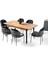 Safir Polo Salon Yemek Masa Sandalye Takımı 90X145 2