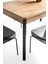 Safir Polo Salon Yemek Masa Sandalye Takımı 90X145 3