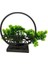 Yapay Çiçek Bonsai Ağacı Çemberli Model Dekoratif Yapay Ağaç Bonzai Yapay Ağaç Masa Ofis 4