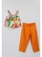 Renkli Orange Pamuk Keten Askılı 2 li takım - Turuncu 1