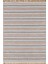 Qılım Ekru Modern Takma Saçaklı Kilim 1