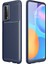 Huawei P Smart 2021 Kılıf Negro Karbon Desen Silikon + Ekran Koruyucu 1