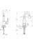 X-Line Kuğu Lavabo Bataryası A42402 2
