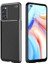 Oppo Reno 4 Kılıf Negro Karbon Desen Silikon + Ekran Koruyucu 1