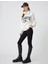 Yüksek Bel Tayt Interlok Çelik Korse Görünümlü Skinny Fit 2