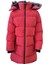 Kids B07001 Çocuk Kız Kapüşonlu Kürklü Spor Mont - B07001 - Kırmızı - ST01342-KIRMIZI-6 Yaş 3