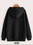 Siyah Basic Kapüşonlu Sweatshirt 4xl-5xl 2