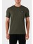 Logolu Bisiklet Yaka Slim Fit T-Shirt Erkek T-Shirt 3DPT72 Pjujz 1846 1