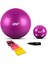 Tekno Trust Pembe Pembe 20552BL 20+55 cm Pilates Topu + Pompası + 3 Lastik Pilates Topu 1