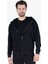 Diagonel Kapüşonlu Fermuarlı Sweatshirt 5