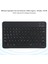 Reeder M10 Plus 10.1" Uyumlu Kablosuz Bluetooth Şarj Edilebilir Yuvarlak Tuşlu Klavye - Siyah 3