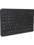 Reeder M10 Plus 10.1" Uyumlu Kablosuz Bluetooth Şarj Edilebilir Yuvarlak Tuşlu Klavye - Siyah 4