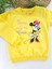 Kız Çocuk Sweatshirt Mevsimlik Minnie Mouse Baskılı Pembe ve Sarı Renk Seçenekleri Premium Kalite 1