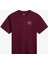 Bloomed 66 Ss Crew Tee-B Erkek Bordo T-Shirt VN000HX8BRG1 1