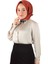 Bordo Çizgi Desen Twill Ipek Eşarp 2