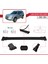 Land Rover Freelander 2007-2014 Arası ile Uyumlu Fly Model Ara Atkı Tavan Barı Siyah 3 Adet Bar 3