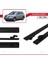 Mitsubishi Airtrek 2001-2008 Arası ile Uyumlu Basıc Model Universal Ara Atkı Tavan Barı Siyah 2 Adet 3