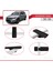 Volkswagen Tiguan 2007-2016 Arası ile Uyumlu Basıc Model Ara Atkı Tavan Barı Siyah 3 Adet 4