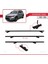Volkswagen Tiguan 2007-2016 Arası ile Uyumlu Basıc Model Ara Atkı Tavan Barı Siyah 3 Adet 5