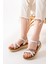 Beyaz Multi Ortopedik Deri Dolgu Kadın Sandalet 3