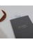 Design The Montly Record Aylık Tarihsiz Defter Gri 1
