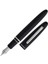Estie Dolma Kalem Ebony Black Palladium Oversize Stub 1.1 2