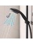 Vitalio Start System 250 Termostatik Bataryalı Duş Sistemi |250MM Tepe DUŞU/100MM 2 Akışlı El DUŞU/1750MM Duş Hortumu | Sabit Sıcaklık Ayarı | Su Tasarruflu | Duş Başlığı |mat Siyah| 266772430 5
