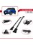 Fiat Panda Cross 2014 ve Sonrası ile Uyumlu Fly Model Ara Atkı Tavan Barı Gri 4