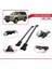 Toyota Land Cruiser 2003-2009 Arası ile Uyumlu Fly Model Ara Atkı Tavan Barı Gri 3