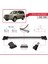 Toyota Land Cruiser 2003-2009 Arası ile Uyumlu Fly Model Ara Atkı Tavan Barı Gri 4